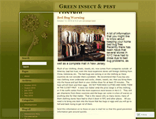 Tablet Screenshot of insectpestcontrol.wordpress.com