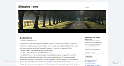 Desktop Screenshot of escriturasyreflexiones.wordpress.com