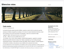 Tablet Screenshot of escriturasyreflexiones.wordpress.com