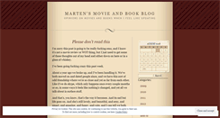 Desktop Screenshot of martenmovies.wordpress.com