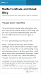 Mobile Screenshot of martenmovies.wordpress.com