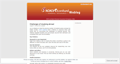 Desktop Screenshot of indianstudentonline.wordpress.com