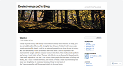 Desktop Screenshot of devinthompson3.wordpress.com