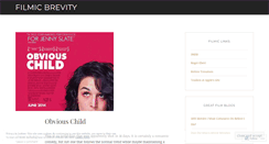 Desktop Screenshot of filmicbrevity.wordpress.com