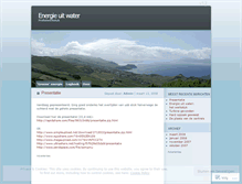 Tablet Screenshot of energieuitwater.wordpress.com