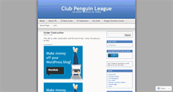 Desktop Screenshot of clubpenguinleague.wordpress.com