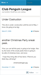 Mobile Screenshot of clubpenguinleague.wordpress.com