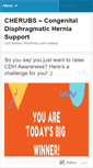 Mobile Screenshot of cdhsupport.wordpress.com