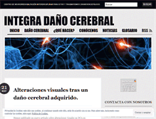 Tablet Screenshot of infolesioncerebral.wordpress.com