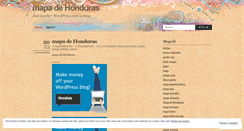 Desktop Screenshot of mapadehonduras.wordpress.com