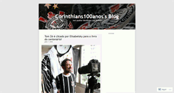 Desktop Screenshot of corinthians100anos.wordpress.com