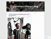 Tablet Screenshot of corinthians100anos.wordpress.com