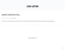 Tablet Screenshot of casalatinaseattle.wordpress.com