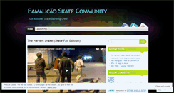 Desktop Screenshot of famalicaoskaters.wordpress.com