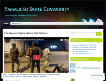 Tablet Screenshot of famalicaoskaters.wordpress.com