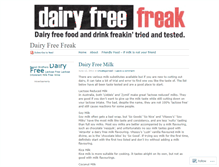 Tablet Screenshot of dairyfreeau.wordpress.com