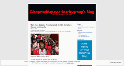 Desktop Screenshot of glasgowchiapassolidaritygroup.wordpress.com