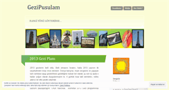 Desktop Screenshot of gezipusulam.wordpress.com