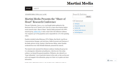 Desktop Screenshot of martinimedia.wordpress.com