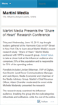 Mobile Screenshot of martinimedia.wordpress.com