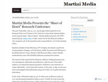 Tablet Screenshot of martinimedia.wordpress.com