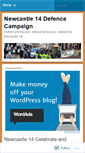 Mobile Screenshot of defencecampaign.wordpress.com
