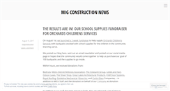 Desktop Screenshot of migconstruction.wordpress.com