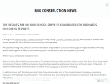 Tablet Screenshot of migconstruction.wordpress.com