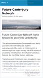 Mobile Screenshot of futurecanterburynetwork.wordpress.com