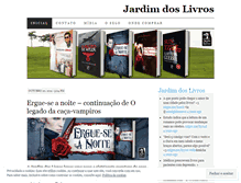 Tablet Screenshot of jardimdoslivros.wordpress.com