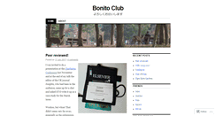 Desktop Screenshot of bonitoclub.wordpress.com