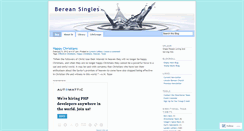 Desktop Screenshot of bereansingles40plus.wordpress.com