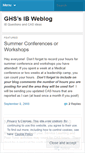 Mobile Screenshot of ghsib.wordpress.com