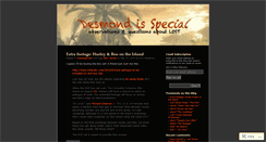 Desktop Screenshot of desmondisspecial.wordpress.com