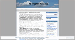 Desktop Screenshot of interculturalist.wordpress.com