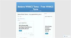 Desktop Screenshot of bedavawhmcstema.wordpress.com