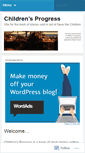 Mobile Screenshot of childrensprogress.wordpress.com