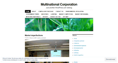 Desktop Screenshot of multinationalcorprat.wordpress.com