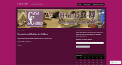 Desktop Screenshot of casadecamp.wordpress.com