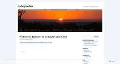 Desktop Screenshot of oshopuebla.wordpress.com