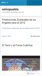 Mobile Screenshot of oshopuebla.wordpress.com