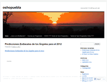 Tablet Screenshot of oshopuebla.wordpress.com