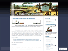 Tablet Screenshot of industrialrevolution.wordpress.com
