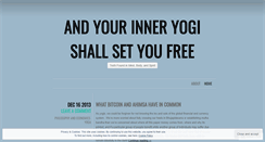 Desktop Screenshot of inneryogi.wordpress.com