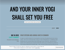 Tablet Screenshot of inneryogi.wordpress.com