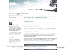 Tablet Screenshot of nicolahigginsfiction.wordpress.com