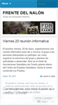 Mobile Screenshot of frentedelnalon.wordpress.com