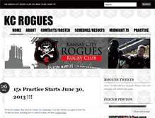 Tablet Screenshot of kcrogues.wordpress.com