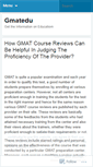 Mobile Screenshot of gmatedu.wordpress.com