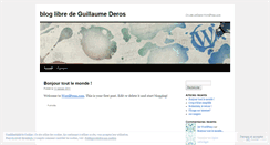 Desktop Screenshot of guillaumederos.wordpress.com